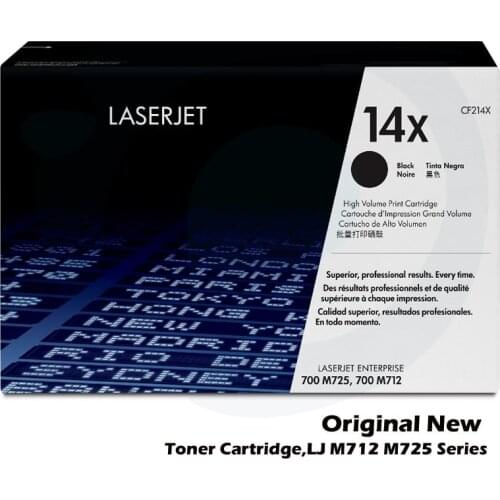 Original New For HP LaserJet M712 M725 712 725 HP712 HP725 M725DN M712DN Toner Cartridge 17500 Pags CF214X CF214XC
