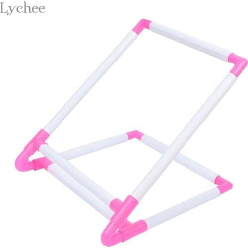 Lychee Embroidery Frame Practical Universal Clip Plastic Cross Stitch Hoop Stand Holder Support Rack DIY Craft Handmade Tool
