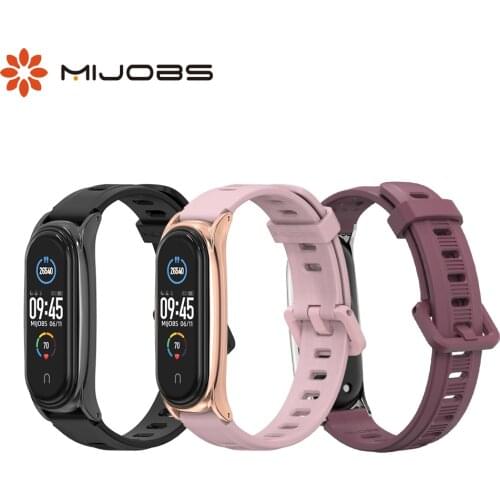 Strap For Mi Band 5 Global Wristband Miband 5 Silicone Band Bracelet for Mi 3 4 5 Silica Gel Pulseira Wine Red Pink Strap