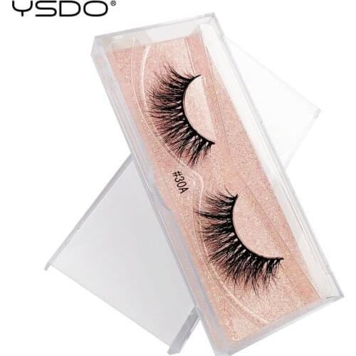 YSDO 1 pair eyelashes handmade 3d mink lashes natural volume soft lashes long eyelash extension mink eyelashes for makeup #30A