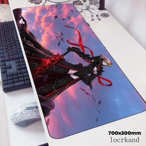 Saber Alter mousepad 700x300x3mm Boy Gift Computer mouse mat gamepad pc gamer gaming mousemat fate desk pad office padmouse