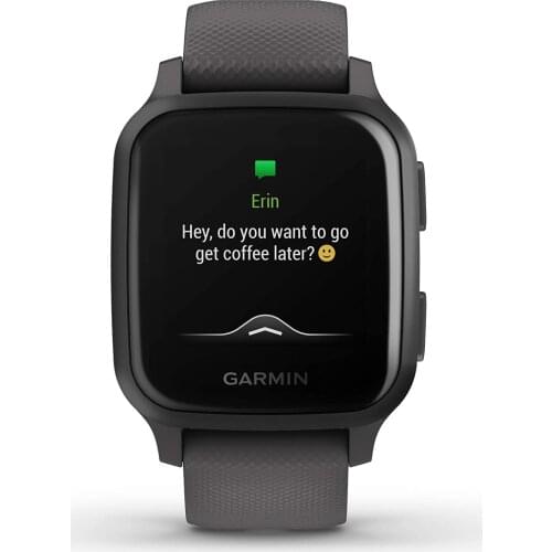 Garmin Venu Sq Music GPS Heart rate monitoring speed track running Marathon Smart Watch