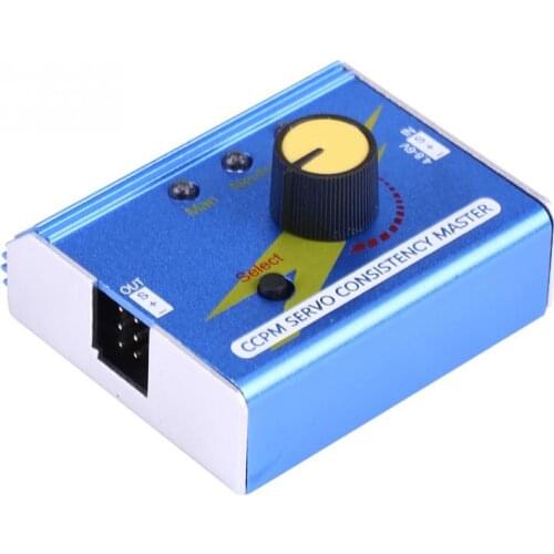 Metal Multi RC Servo Tester CCPM Servo Consistency Master Motor Tester ESC Checker for RC Plane Car Boat Model Hobby Spare Part