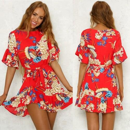 WANGSCANIS Boho Summer Dresses