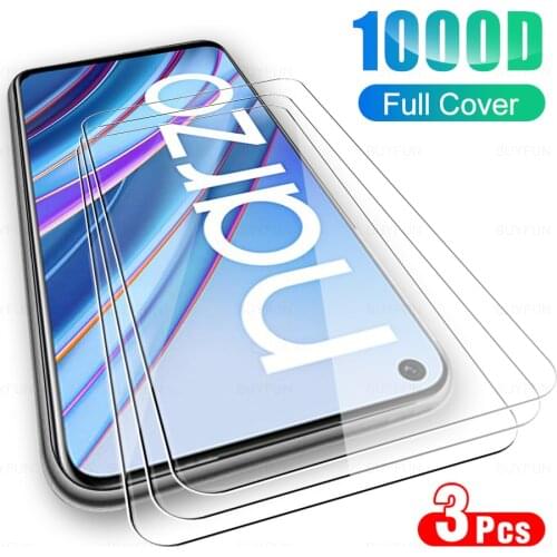 3pcs tempered protective glass for Realme Narzo 30 4G glass screen protectors film cover for realmy realmi narzo30 6.5'' 2021