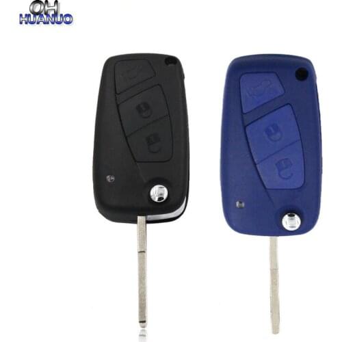 Replacemen New 3 Button Folding Remote Key Shell For Fiat Ducato stilo Panda Flip Key Shells case cover sip22 sheet