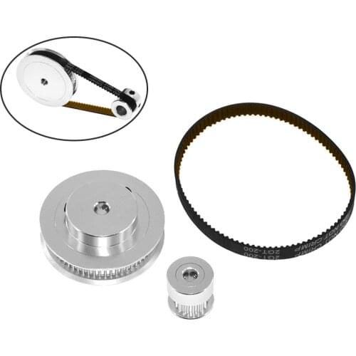 GT2 Timing Belt Timing Pulley 60 Teeth 20 Teeth 5mm/8mm Reduction 3:1/1:3 Belt Width 6mm Synchronous Wheel for 3D Printer Parts