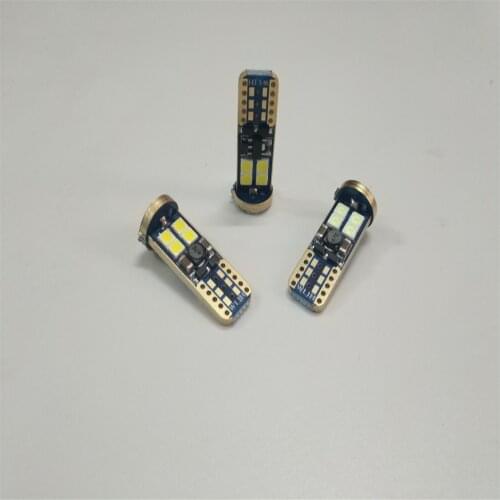 10PCS CANBUS T10 W5W 194 168 12SMD 3030 LED is mainly used for indoor light reading light daytime running light width indicator