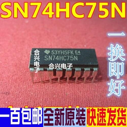 100% New&original / SN74HC75N 74HC75 DIP-16 IC