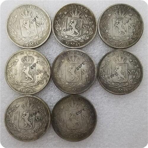1846-1857 Norway 1 Specie Daler - Oscar COPY COINS