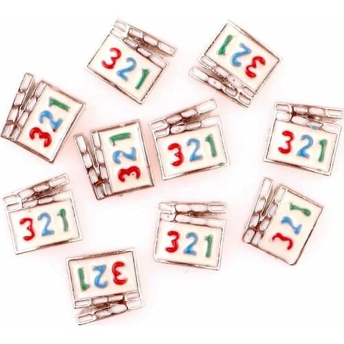 20Pcs/lot Cinema Custom Movie Punching Board Locket Charms Finding Living Pendant Jewelry