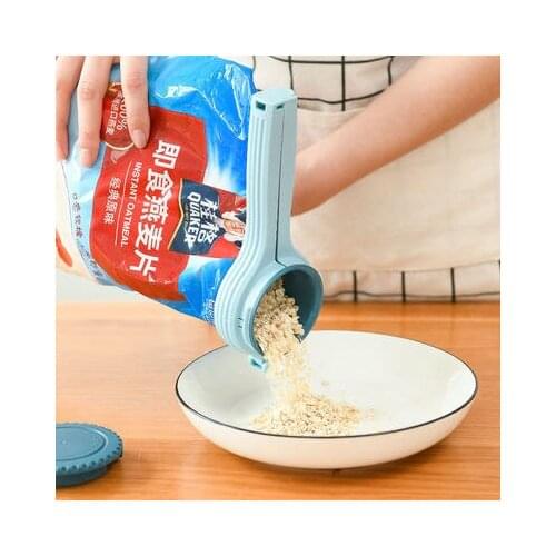 2021 multi-function sealing clamp food bag sealing clamp large-diameter discharging mouth sealing machine home food preservation