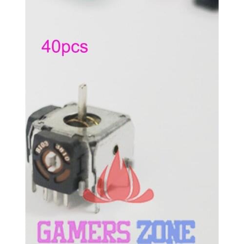 40pcs Handle Joystick 3D Module Replacement for PS2 Controller