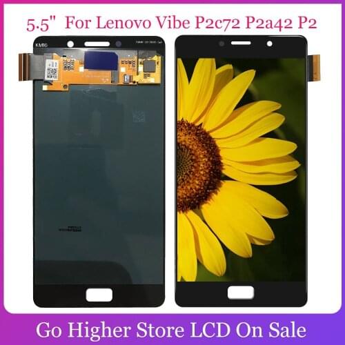 5.2'' For Lenovo Vibe P2 Lcd P2c72 P2a42 Lcd Display Digitizer Touch Screen Assembly Replacement Parts 1920x1080