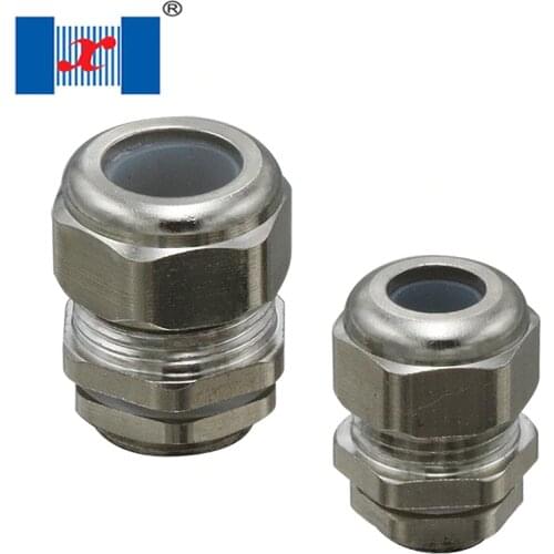 5 Pcs M12 High Temp Resistance Nickel Plated Brass Silicone Rubber Cable Gland For Lighting