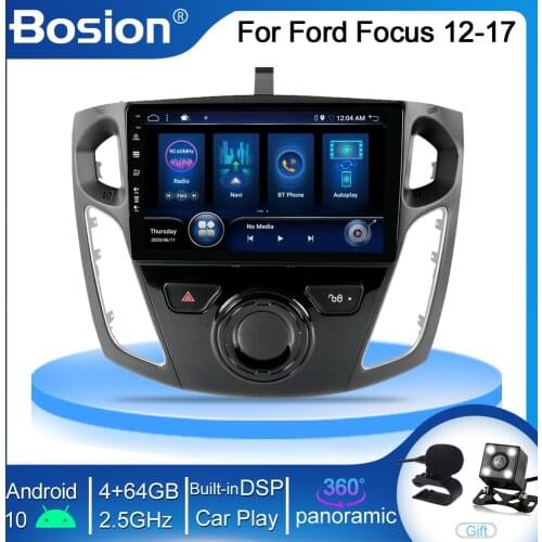 4GB RAM 64GB ROM Android 10.0 Car GPS Car Radio For ford focus 2012-2017 2 DIN Car Multimedia Player Navigation with DSP Carplay