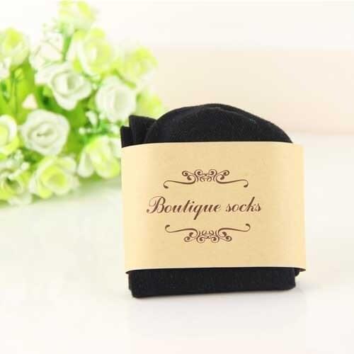 Boutique socks paper tapes ,socks waist tapes ,sock packing 500pcs free shipping DIY your product packing