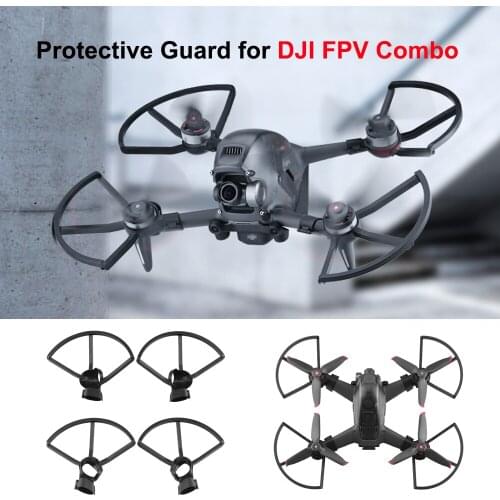 For DJI FPV Combo Drone Propeller Protector Guard Blade Protection Cover Anti-collision Protector Wing Fan Cover Accessories