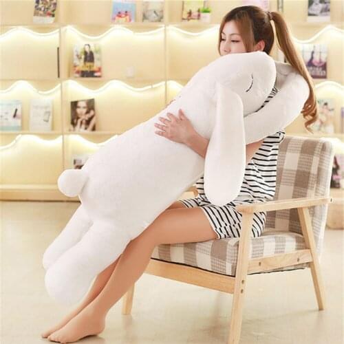 Fancytrader New 47'' / 120cm Jumbo Soft Plush Stuffed Longer Ears Rabbit Bunny Toy, Nice Gift For Babies, Free Shipping FT50532