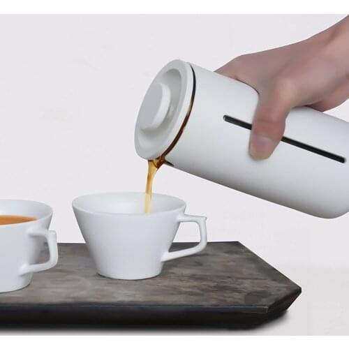 1Pc 450ML Hand Punch Filter Coffee Appliance Filter Coffee Machine Pressure Pot Household Heat-Resistant Glass Coffee Machine