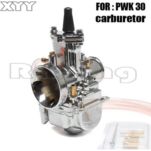 Brand New PWK Carburetor With Power JetPWK Plating Carburetor Silver 30mm Motorcycle Accessories Carburetor