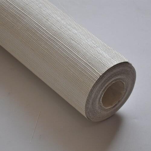 MYWIND Silver matel White Home Wall decoration Sisal Grasscloth Wallpaper