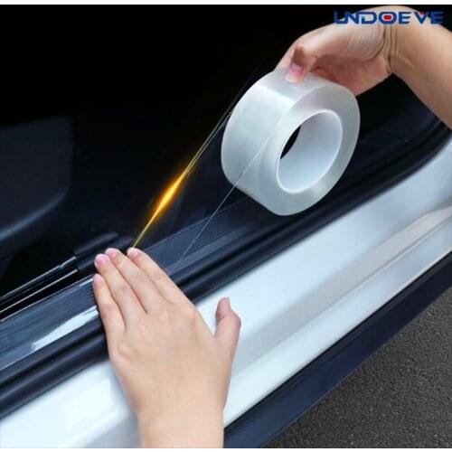 Car door edge transparent nano tape protection film body scratch protector car paint anti-scratch protection sticker