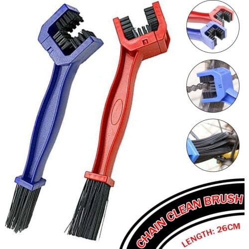 Motorcycle Bicycle Chain Cleaning Brush Brake Chain Cleaner Dust Dirt Remover
