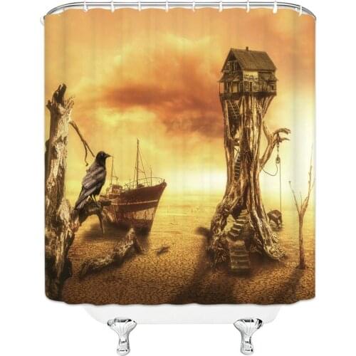 Stylish Design Two Glasses of Champagne Enjoy The Moment Romantic Happiness Picture Hanging Shower Curtain Waterproof Mildew