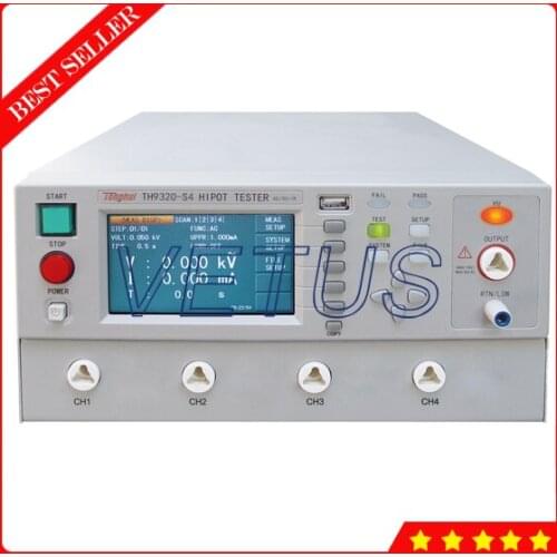 TH9320-S4 intelligent Hipot Tester with 4 channels scan interface