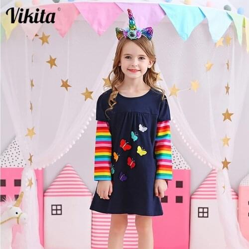 VIKITA Warm Dresses For Girls