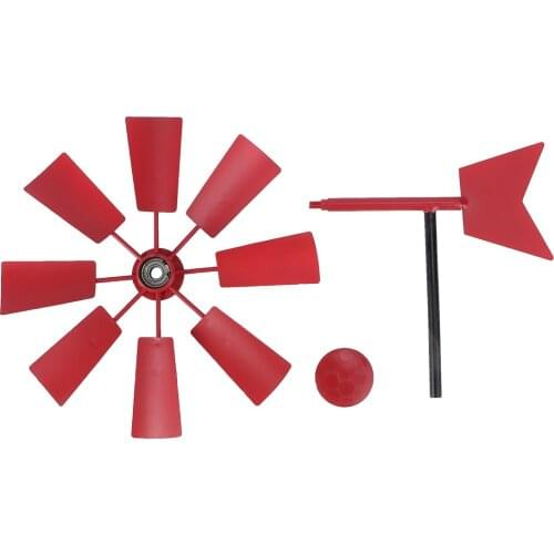 Iron Windmill Yard Winnower Garden Ornament For Rotating Garden Plug-In Courtyard Garden Park Decoration Metal Crafts Ornaments