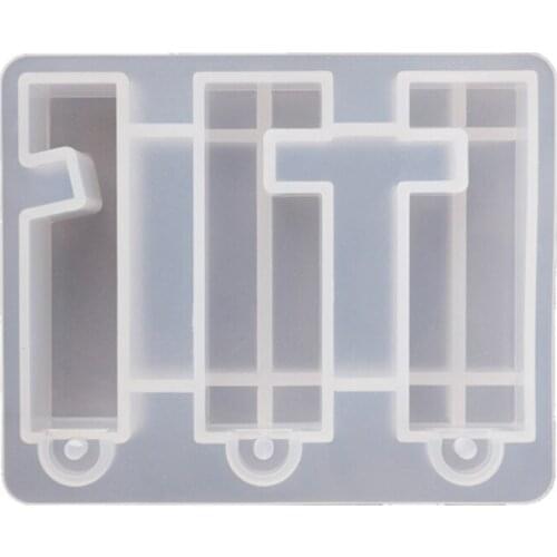 Protable Mobile Phone Stand Silicone Resin Mold Phone Holder Keychain Pendant Epoxy Resin Phone Bracket Mold Craft Tools