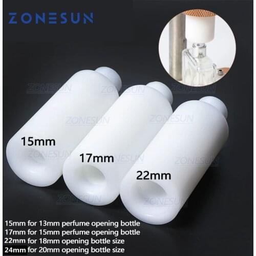 ZONESUN 15/17/22mm Collar Ring For Manual Perfume Bottle Crimping Machine Capping Perfume Bottles Sprayer
