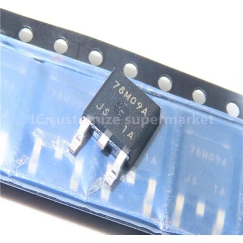 10PCS/LOT NWE 78M09A KA78M09A TO-252 9V 0.5A SMD Transistor