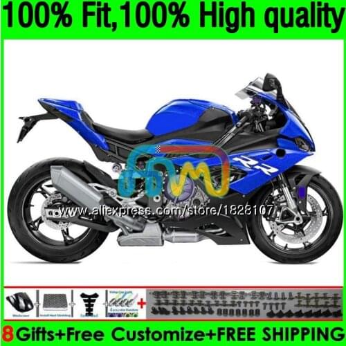 100%Fit Injection For NEW S1000 RR S1000RR 19 20 21 153BS.57 S1000-RR S 1000 RR S 1000RR 2019 2020 2021 OEM Fairing Factory blue