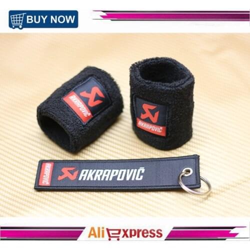 2 Pcs Motorcycle Brake Fluid Reservoir Tank Sleeves For Ducati 1098 1198 R / S 848 Evo 899 1199 Panigale Reservoir Socks