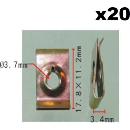 20 pieces For BMW OEM 96-02 Z3 Door-Speaker Grille Clip 07129925731