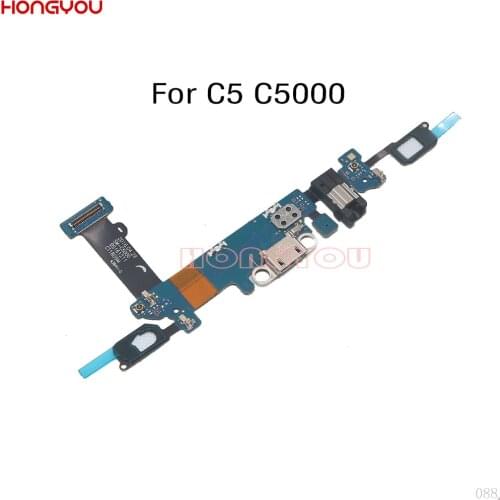 5PCS/Lot For Samsung Galaxy C5 C5000 SM-C5000 USB Charging Dock Connector Flex Cable Charge Socket Jack Port Plug