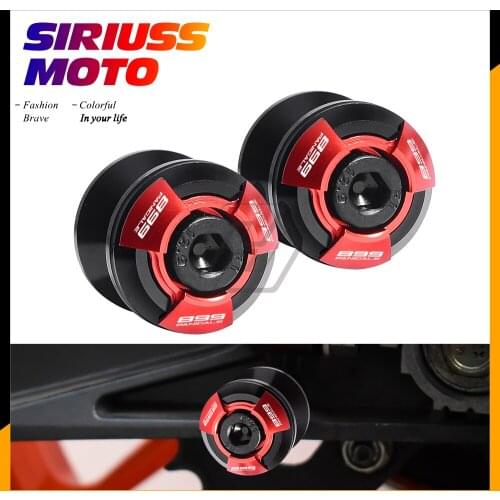 Motorcycle Accessories Swingarm Spools Slider Stand Screws Case for Ducati 899 Panigale 2014-2015