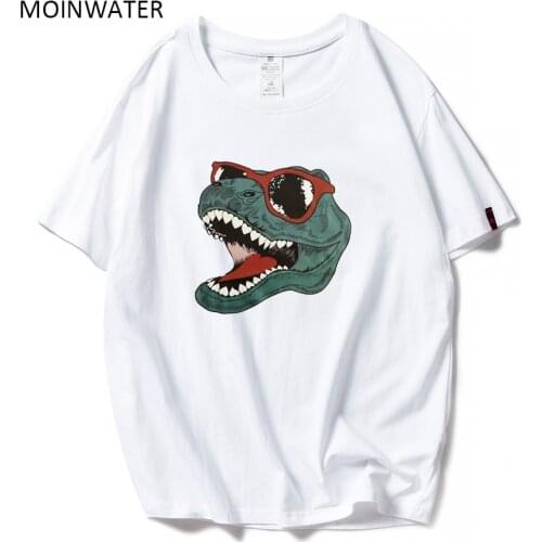MOINWATER Women 2020 New Casual Tees Lady High Street Cotton T-shirts Female Summer Comfortable Tops MT1940