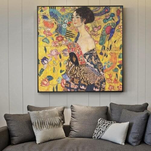 Gustav Klimt Classical Famous Oil Painting Reproduction Prints on Canvas Wall Art Posters Art Picture for Living Room Home Decor