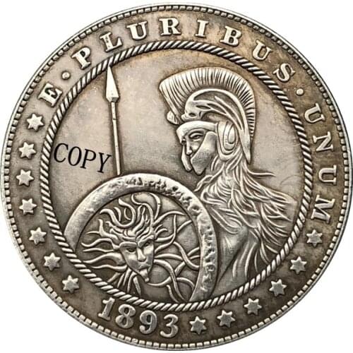 Hobo Nickel 1893-S USA Morgan Dollar COIN COPY Type 183