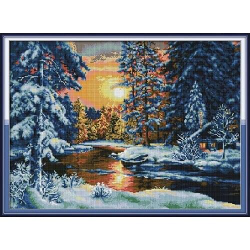 Joy Sunday 5D Diamond Painting Scenery Full Square New Arrival 2019 Rhinestones Pictures Diamond Embroidery DIY Icons Full Round