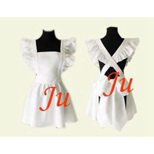 Sexy Sissy Maid Dress Cotton Apron Dress Cosplay Costume Custom-made[CK075]