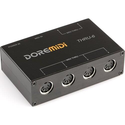 MIDI THRU-6 Box MIDI Interface 1 input 6 output standard MIDI five-pin Interface