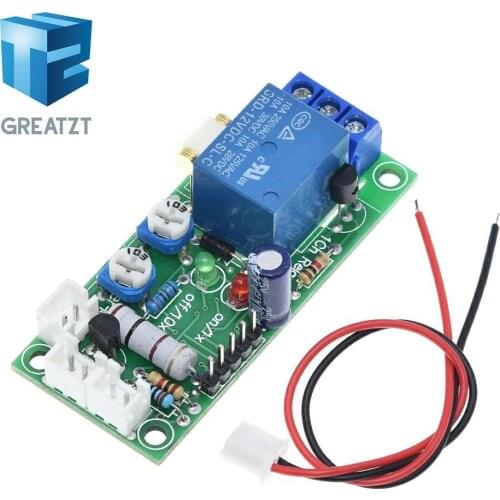 GREATZT Vibration Module/ Vibration Sensors Relay Switch Sensitivity and The Time Delay Adjustable (D2A1) 12V