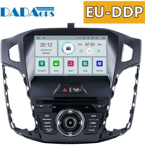 Newest Android 9.0 Car Multimedia player Radio head unit for Ford Focus 2012-2017 GPS Map Navigation octa core 4+32GB PX5 wifi