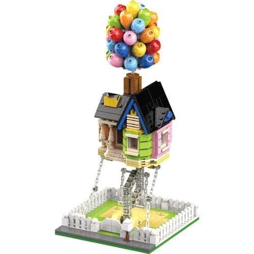 New Ideas Bricks Balloon House Anti Gravity Dynamics Balance Creative Building Blocks Classic Model DIY Toys For Children Gifts