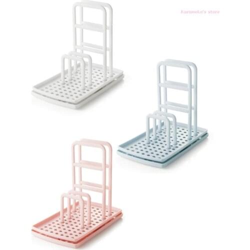 Sink Organizer DIY Kitchen Utensil Holder Sponge Drainer Dish Towel Holder Caddy Organiser with Drain Pan for Kitchen Bathroom